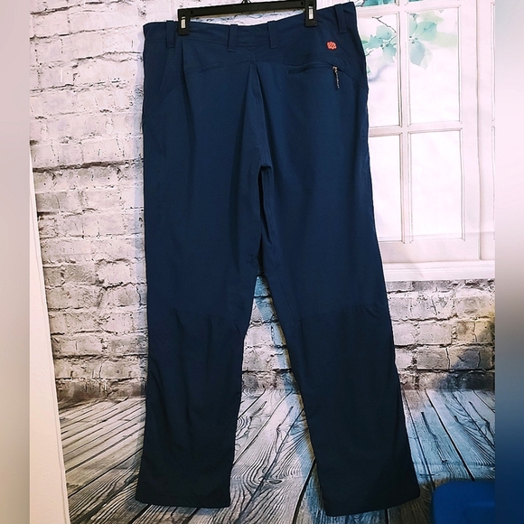 SHERPA NAVY BLUE SIDE SLASH POCKET UTILITY OUTDOOR PANTS MEN'S SIZE  38 - Picture 3 of 10